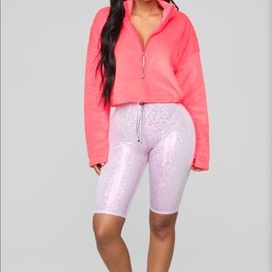 NWT Fashion Nova True Colors Pink Biker Shorts